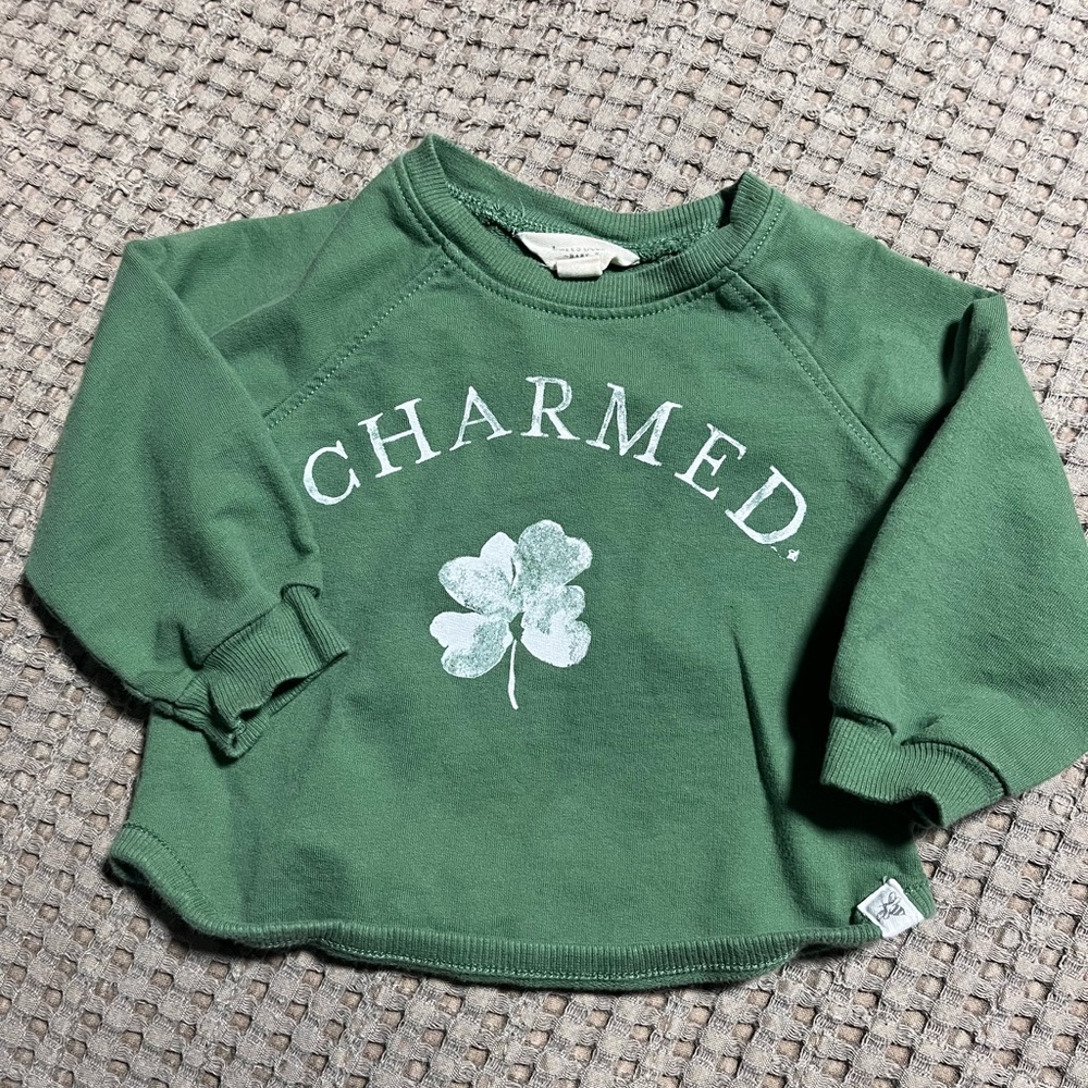 Burt's Bees Green Shamrock Sweatshirt